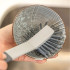 Standing Oval Grey Dish Brush With Suction Cup by Vigar