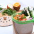 Eco Basics Compost Kitchen Waste Bin 4L - Pebble