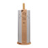 Eco Basics Toilet Set & Roll Holder Stainless Steel by White Magic