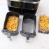 Silicone Fibreglass Dual Basket Air Fryer Liner - Set of 2 by Nostik