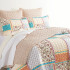 Amber Quilted Reversible Coverlet Set or Euro P/C by Renee Taylor