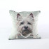 Westie in a Vestie Cushion by MM Linen