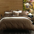 Hedge Duvet Chestnut Cover Set by MM Linen