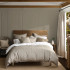 Close up of Hedge Duvet Natural Cover Set by MM Linen