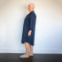 Linen Navy Nightshirt by MM Linen