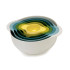 6 Piece Food Preparation Bowl Set Opal by Joseph Joseph