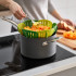 Folding Steamer Basket Green by Joseph Joseph