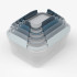 Nest Lock 5 Piece Container Set Sky by Joseph Joseph