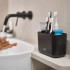 Easystore Large Toothbrush Caddy - Black