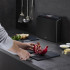 Folio Steel 4-Piece Chopping Board Set - Black