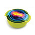 Nest 9 Piece Food Preparation Set - Multi Colour