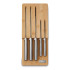Elevate Steel Knives Bamboo Store 5 Piece Set by Joseph Joseph