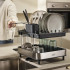 Steel 2-Tier Dish Rack by Joseph Joseph