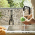 Sinktech Soap-Dispensing Dish Brush with Storage Stand by Joseph Joseph