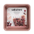 Rose Gold Square Cake Pan 20cm by Wiltshire