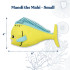 Mahi Mahi Plush Dog Toy Small by Grrreen