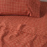 Volley Check Sheet Set by Linen House