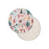 Folk Woodland Round Playmat by Linen House Kids - 120cm