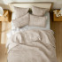 Blake Velvet Coverlet Set by Renee Taylor - Nude