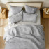Blake Velvet Coverlet Set by Renee Taylor - Silver Line