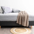 175 GSM Striped Flannelette Fitted Sheet Set by Park Avenue