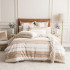 Stephine Stripe Cotton Slub Reversible Duvet Cover Set by Renee Taylor