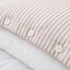 Classic Ticking Duvet Cover Set by Seneca - Vintage Pink