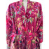 Paradise Burgundy Kimono Robe by Floressents