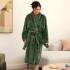 Channel Fleece Robe Juniper by Bambury