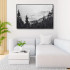 Misty Mountain Canvas Black Frame 120x80cm by Linens & More