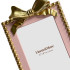 Pink & Gold Bow Photo Frame by Linen & More - 4X6"