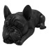 Sleeping Frenchie Matt Black by Linen & More - 43.2X22.2X14.8cm