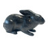 French Hare Vintage Black by Linen & More - 32x12.5x16.5cm
