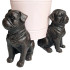 Set of 3 Pug Pot Holder Aged 9x6x12cm each by Linen & More
