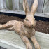 Pecan Country Hare Junior - Resting Earth by Linen & More - 31.3X19.5X18.7cm