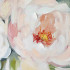 Bright Bloom Canvas Brown Frame by Linen & More - 80x80cm