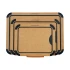 Eco Basics Carving Board 4 Piece with Holder - Natural