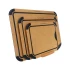 Eco Basics Carving Board 4 Piece with Holder - Natural