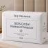 100% Cotton Mattress Protector By Top Drawer - King