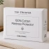 100% Cotton Mattress Protector By Top Drawer - Long Single