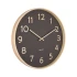 Pure Wood Grain Wall Clock Medium Black by Karlsson