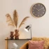 Pure Wood Grain Wall Clock Medium Black by Karlsson