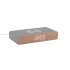 Retro Flat LED Alarm Clock Mouse Grey by Karlsson