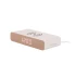 Retro Flat LED Alarm Clock White by Karlsson