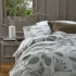 Close up of Botanical Natural Duvet Cover Set by MM Linen