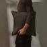 Alba Cushion by Weave - Bark