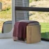 Brookside Throw by Weave - Beetroot