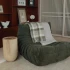 Harris Merino Lambswool Throw by Weave - Natural
