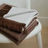 Harris Merino Lambswool Throw by Weave - Acorn