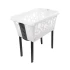 Laundry Basket On Legs by White Magic - 50L